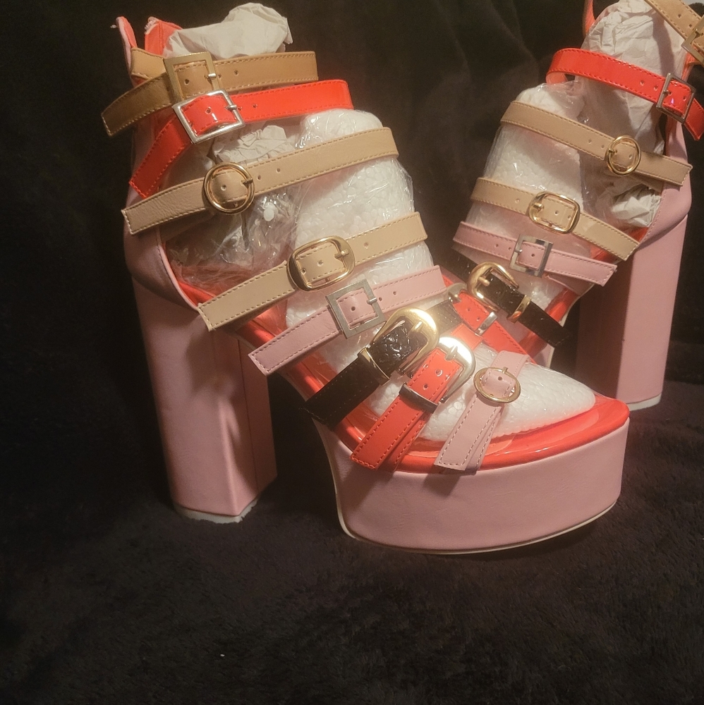 Cute Pink Platform Heel